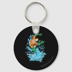 Chaveiro Aquaman salta na onda
