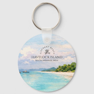 Chaveiro Aquarela da Praia do Elefante – Presente Lembrança