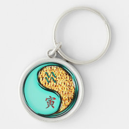 Chaveiro Aquário e Tigre de Fogo