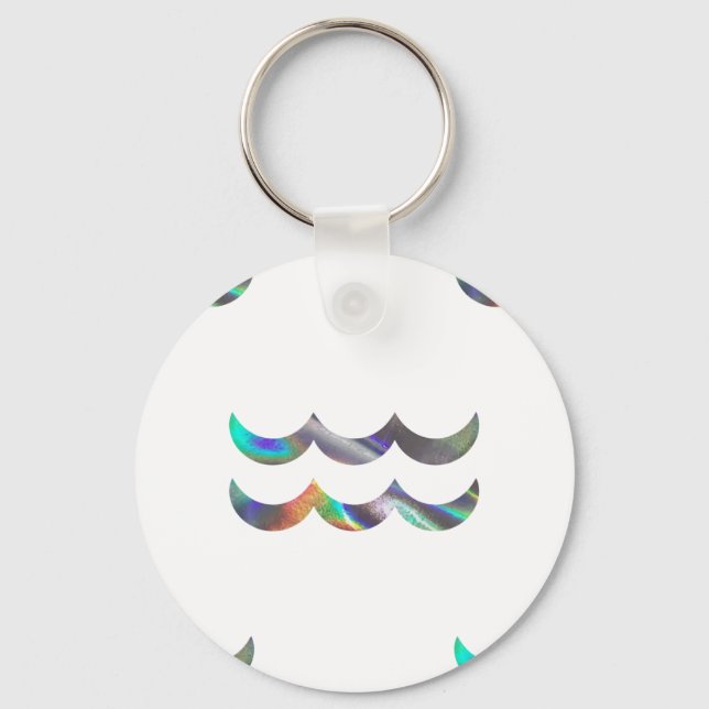 Chaveiro Aquário holograma (Frente)