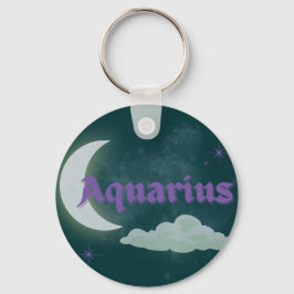 Chaveiro Aquarius Celestial Aestésico Sonho-Lua Arte em Nuv