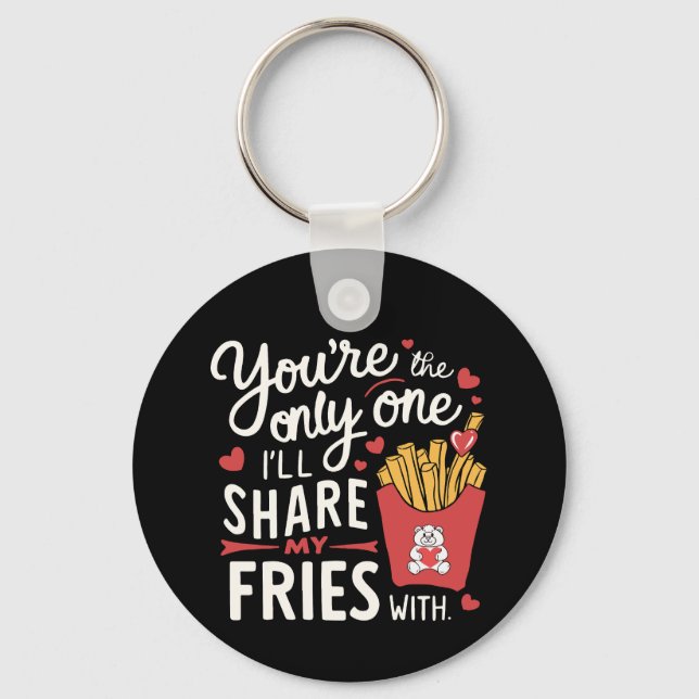 Chaveiro Aquele que eu vou compartilhar minhas fadas com Na (Frente)