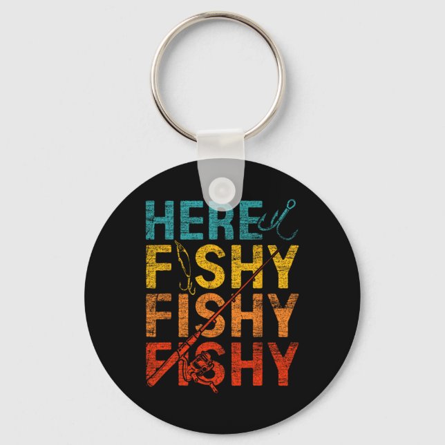 Chaveiro Aqui Fishy Fishy (Frente)
