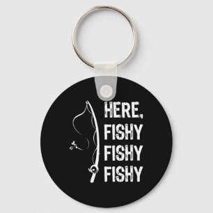 Chaveiro Aqui O Peixe Fishirt Camisa Engraçado Camisas De P