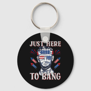 Chaveiro Aqui Para Bang Abraham Lincoln 4 De Julho