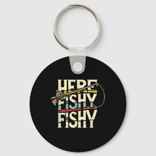 Chaveiro Aqui Pesca De Peixes Engraçados