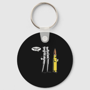 Chaveiro Ar-15 Eu Atingiria Isso! Camisa Humor de Armas