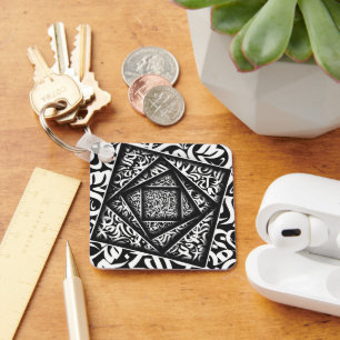 Chaveiro arábica Calliografia 3d