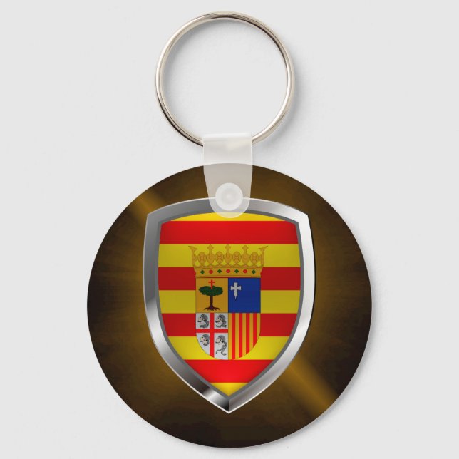 Chaveiro Aragón - Emblema Metálico (Frente)