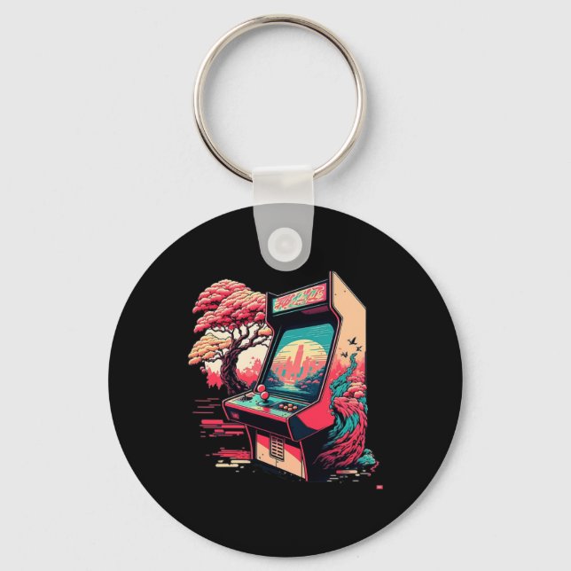 Chaveiro Arcade de Jogo de Vídeo (Frente)