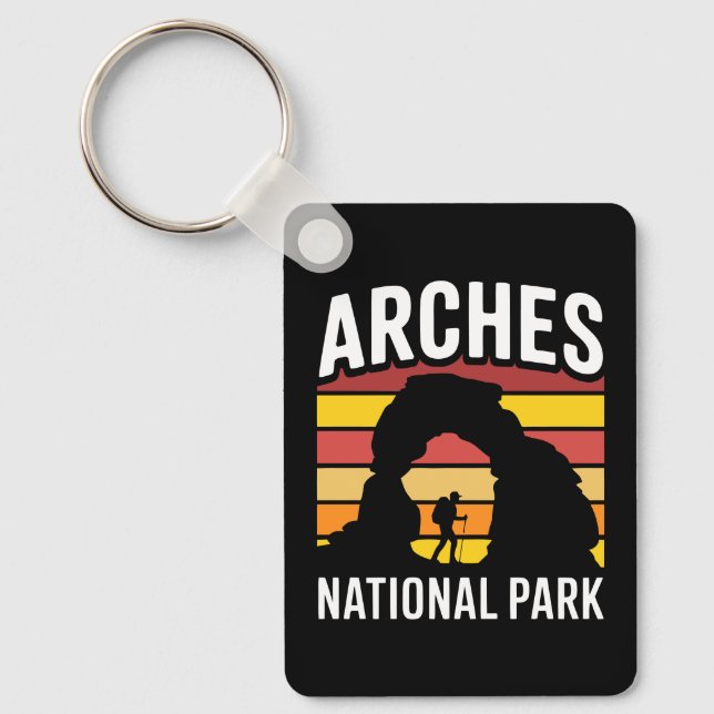 Chaveiro Arches National Park Retro Sunset (Frente)