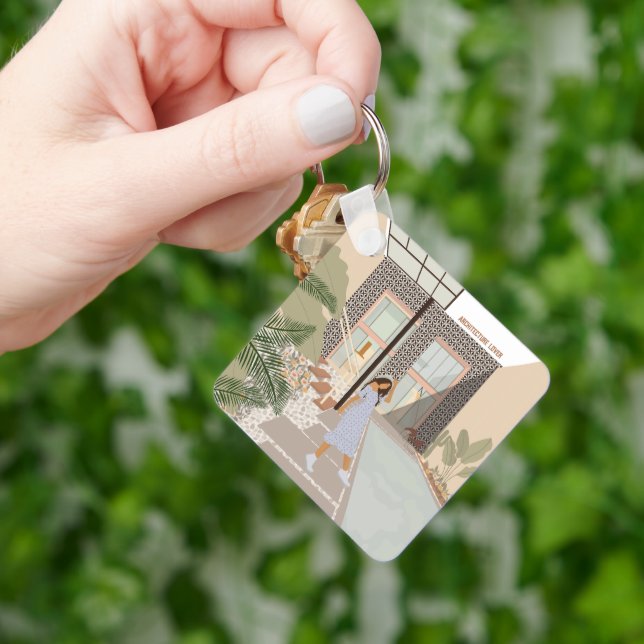 Chaveiro Architecture lover, Star House de Xavier Salas (Mão)