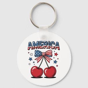 Chaveiro Arco americano de Cherry Aestic EUA Flag