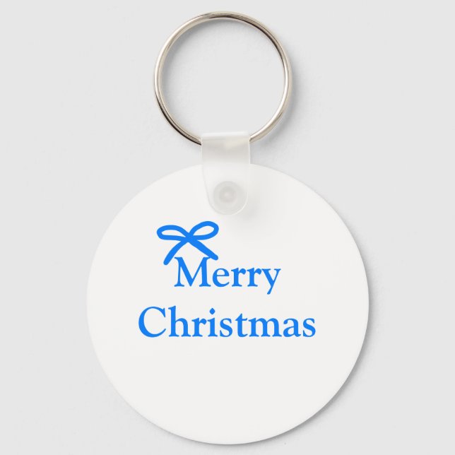 Chaveiro Arco azul feliz família natalícia presentes simple (Frente)