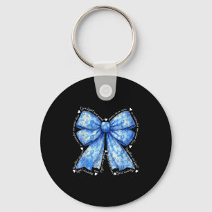 Chaveiro Arco Coquette Em Novembro Vestimos Azul Para Diabe