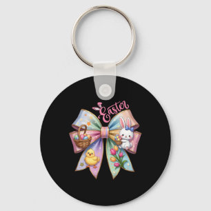 Chaveiro Arco Coquette felz pascoa Cute Bunny Hunt Ovos Gir