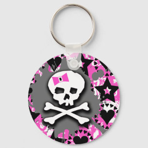 Chaveiro Arco cor-de-rosa
