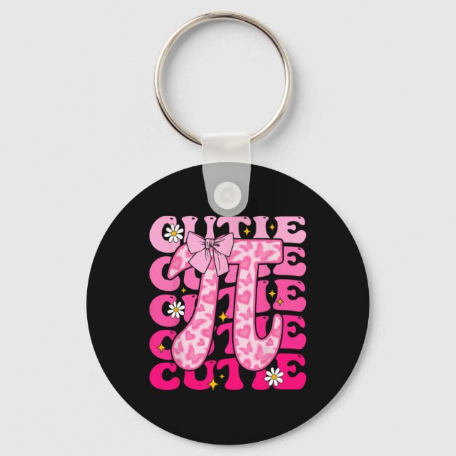 Chaveiro Arco de Coquette Pi Day Mulheres Crianças Bebê Ens (Frente)