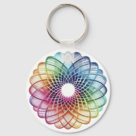 Chaveiro Arco-íris - Abstrato