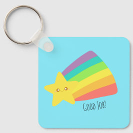 Chaveiro Arco-Íris de Estrelas Bonito