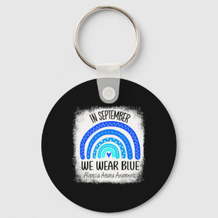 Chaveiro Arco-Íris Em Setembro Vestimos Alopecia Azul Areat
