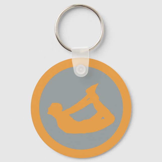 Chaveiro Arco Pose Yoga (Frente)