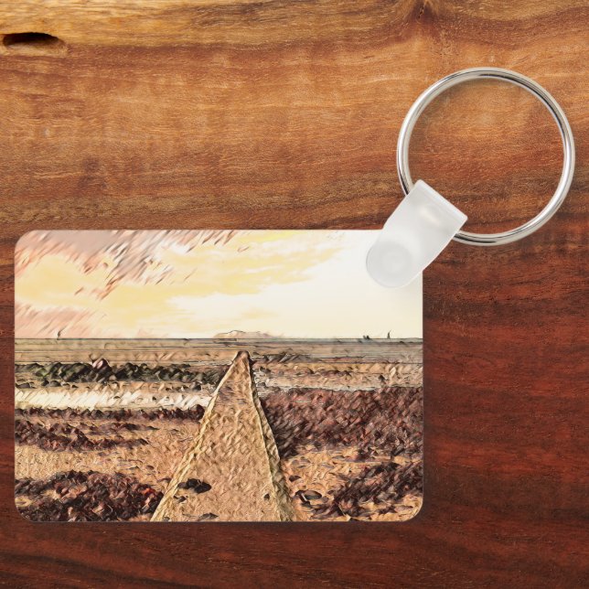 Chaveiro Ardrossan Beach Sunset, Scotland (Frente)