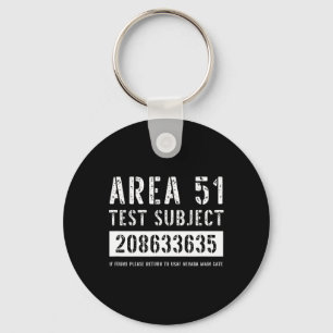 Chaveiro Área 51 Testes Assunto 3635 Hallowee de rapto de A