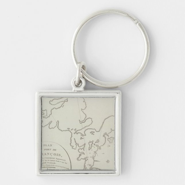 Chaveiro Área da Baía de São Francisco da Califórnia (Frente)