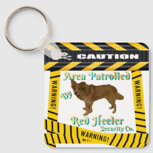 Chaveiro Área de Cuidado-Atenção Patrolada por Red-Heeler
