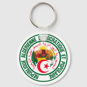 Chaveiro Argélia Round Emblem