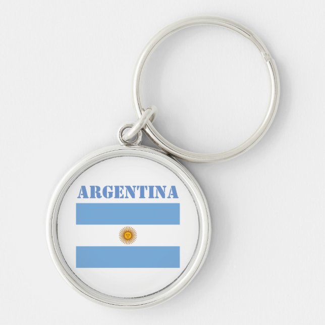 Chaveiro Argentina Flag Shobolas Futebol Argentino (Frente)