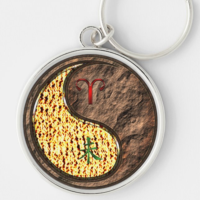 Chaveiro Aries & Earth Goat (Frente)