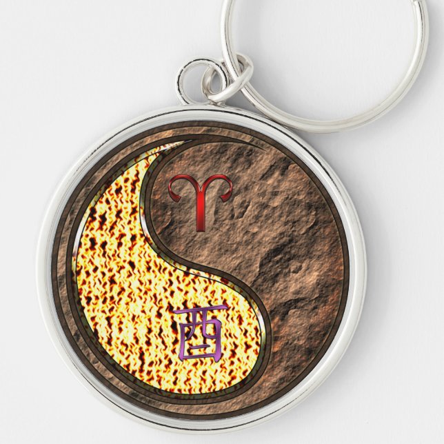 Chaveiro Aries & Earth Rooster (Frente)