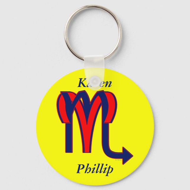 Chaveiro Aries & Scorpio (Frente)