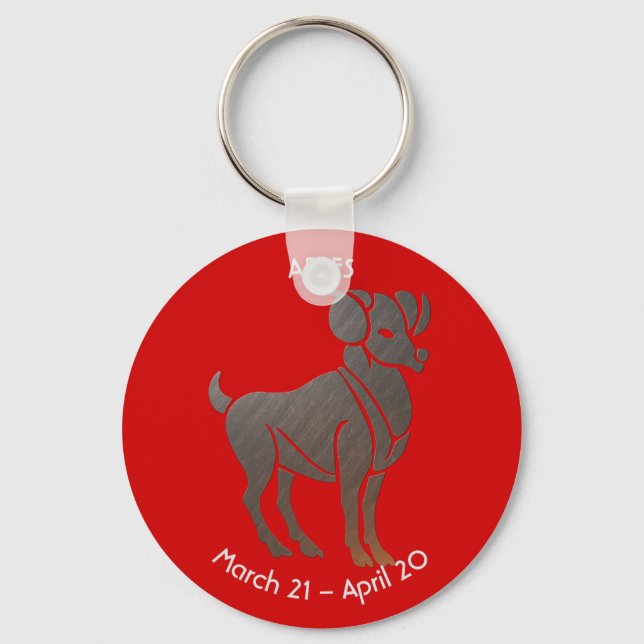 Chaveiro Aries Zodiac (Frente)