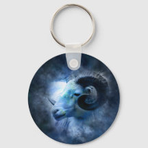Aries Zodiac - Símbolo Astrologico Azul Ram