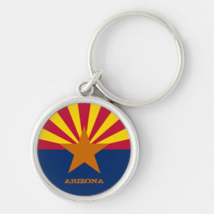 Chaveiro Arizona Flag & Arizona State USA viagem/esportivo 