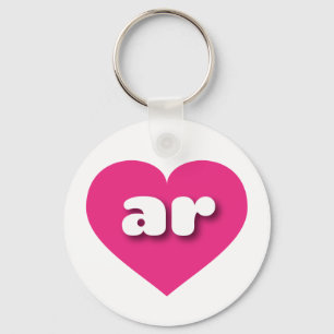 Chaveiro Arkansas Hot Pink Heart - Amor
