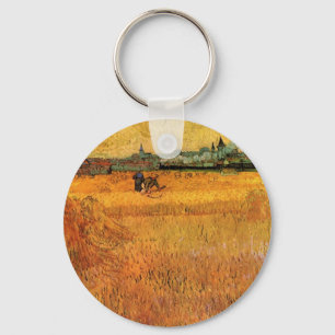 Chaveiro Arles: Vista dos Campos de Trigo por Vincent van G