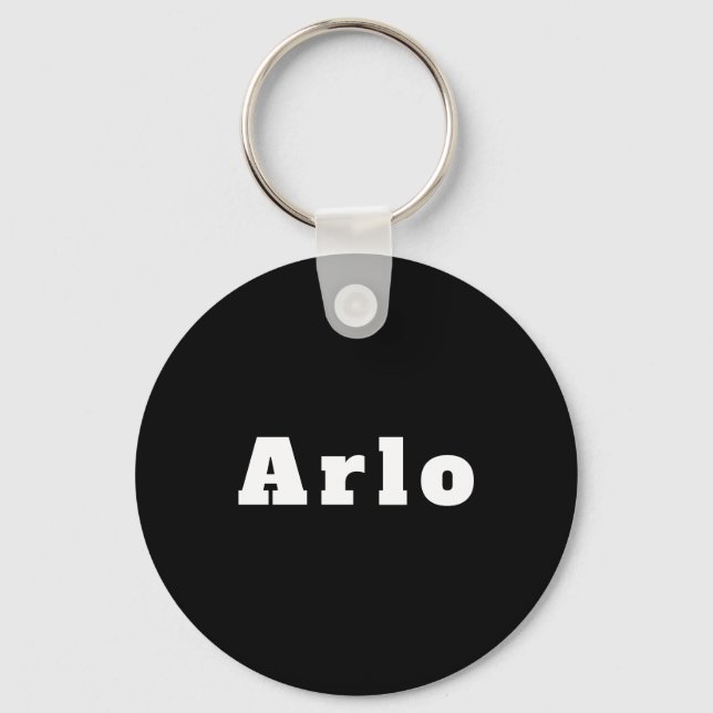 Chaveiro Arlo schwarz weiß (Frente)