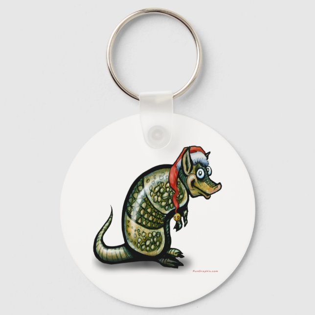 Chaveiro Armadillo Christmas (Frente)