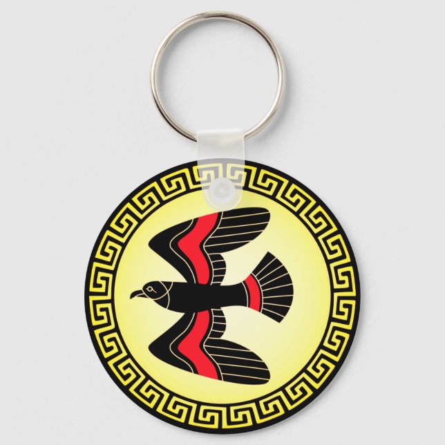 Chaveiro Armários da Grécia Antiga: Hawk (Ar) (Frente)