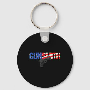 Chaveiro Armas americanas Patriota Bandeira EUA Estilo Retr