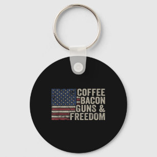 Chaveiro Armas de Café Bacon & Liberdade - Churrasco -