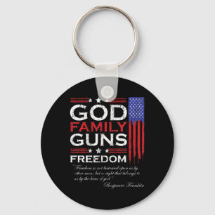 CHAVEIRO ARMAS DE DEUS DA FAMÍLIA E LIBERDADE CHRISTIAN MAG