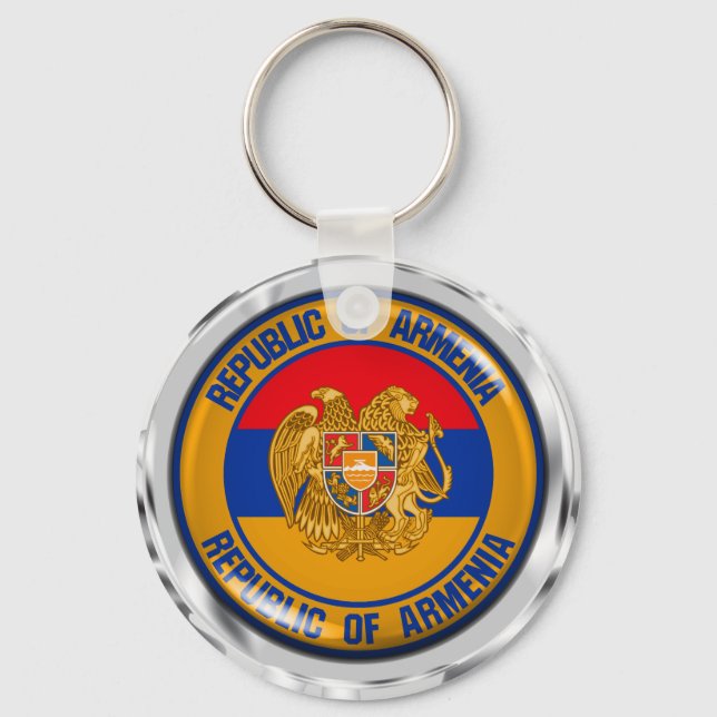 Chaveiro Armênia Round Emblem (Frente)