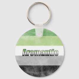 Chaveiro Aromantic pride flag key ring