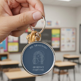 Chaveiro Arquiteto de Mentes Alegres Professor Personalizad