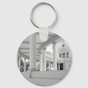 Chaveiro Arquitetura de Colunas Vintage - Foto Preta e Bran